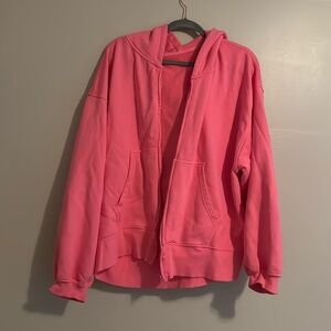 Daily Drills Oversized Zip Up Hoodie!